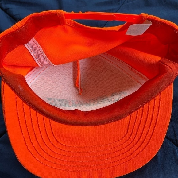 Camel Men’s Blaze Orange SnapBack Hat - Picture 2 of 3